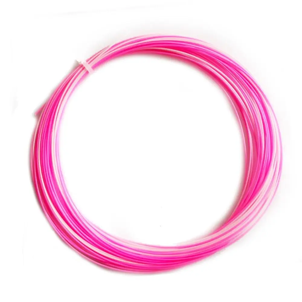 Elastic Colorful Rainbow Badminton String 0.73mm Colorful Badminton Racket Strings Durable Assorted Color Colorful Racket Line