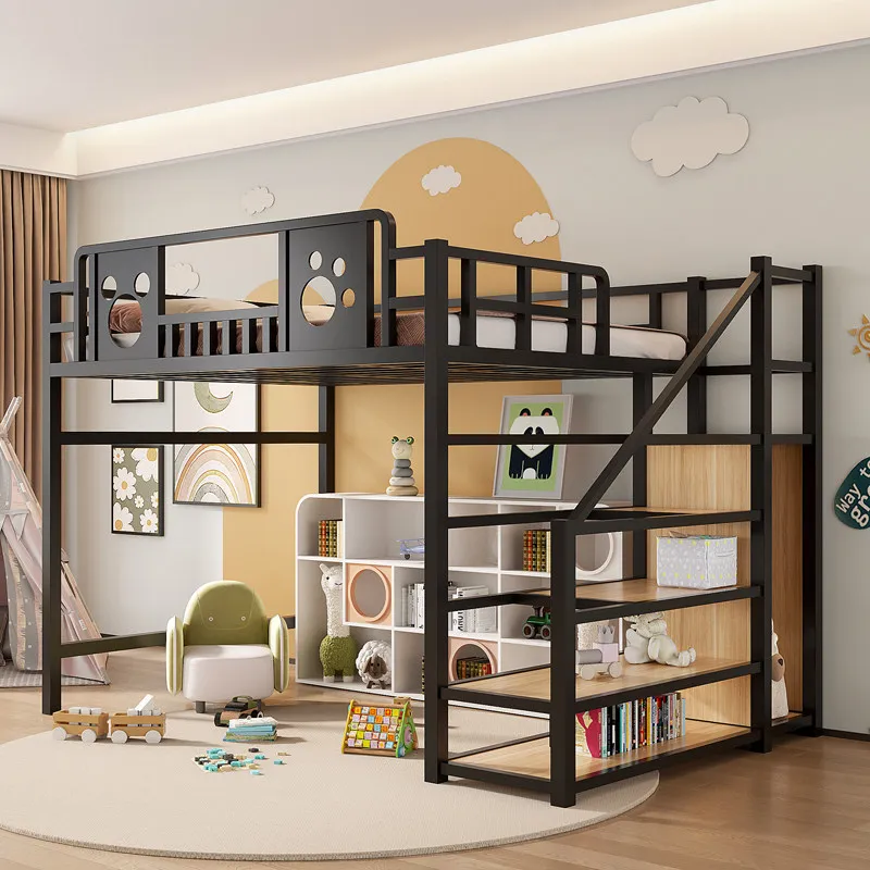Space-saving elevated bed sheet Upper loft Under the bed Empty child mother Upper and lower wrought