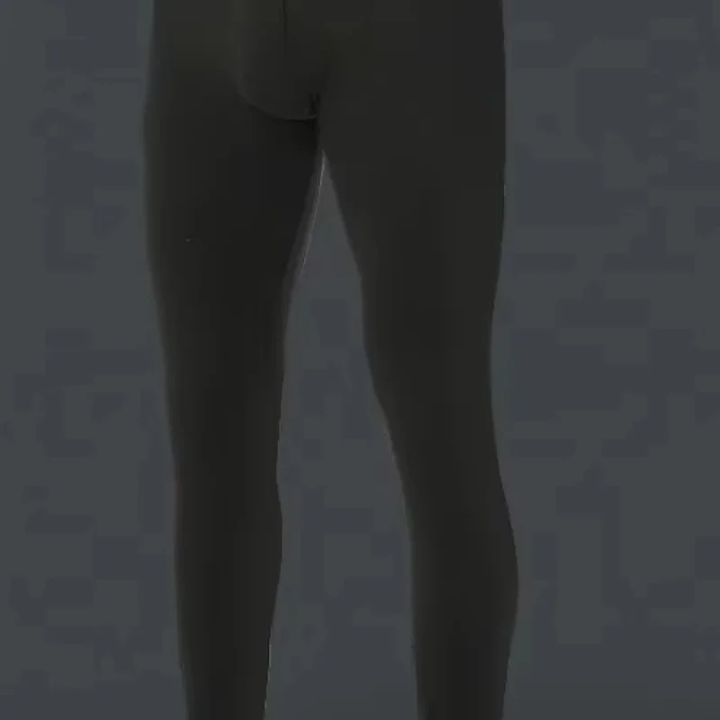 ผู้ชายยาว Johns ความร้อนผิวชุดชั้นในฤดูหนาวกางเกงยาวชายนุ่มยืดหยุ่นขนาดใหญ่กางเกงขายาวสบาย Tights