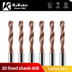 Carbide Drill Bits 3D Hard Metal Drills Tungsten Steel Twist Drill Bit For Metalworking CNC Lathe Drilling Tools