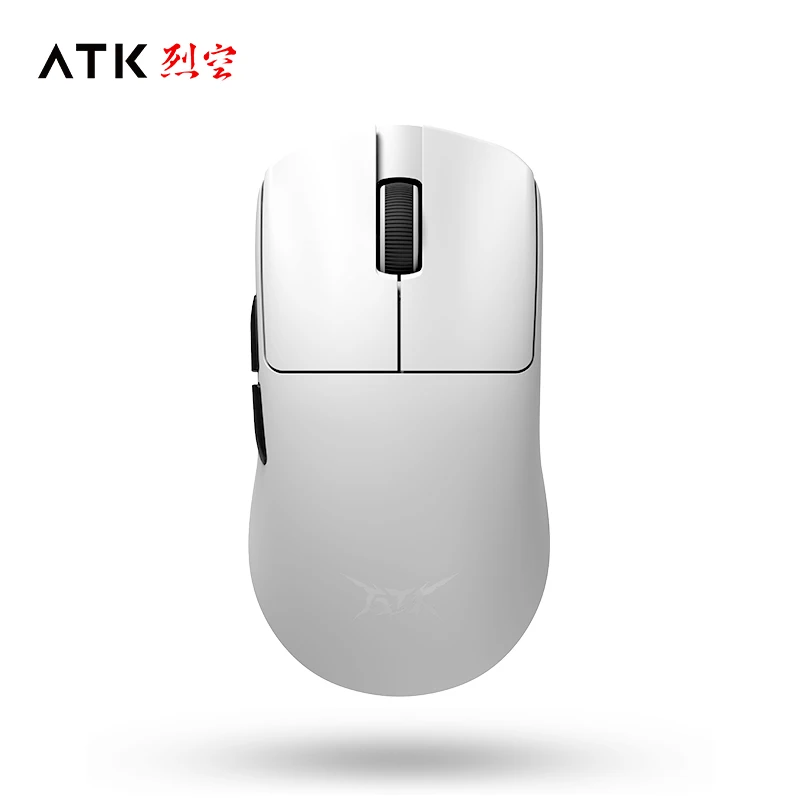 ATK's Leigong F1 Dual Mode Mouse PAW3950/Ultra Sensor 8K HZ Receiver Poreless Lightweight Ergonomic Design Gaming Office Mouse