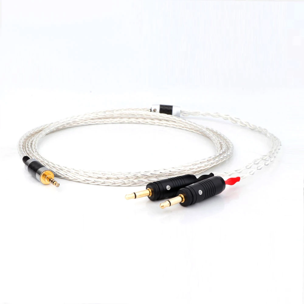 New HiFi 8Core Silver Plated 2.5 4.4 6.5mm/4pin XLR Clear Celestee NEW Focal ELEAR Headset French Utopia Upgrade Headphone Cable