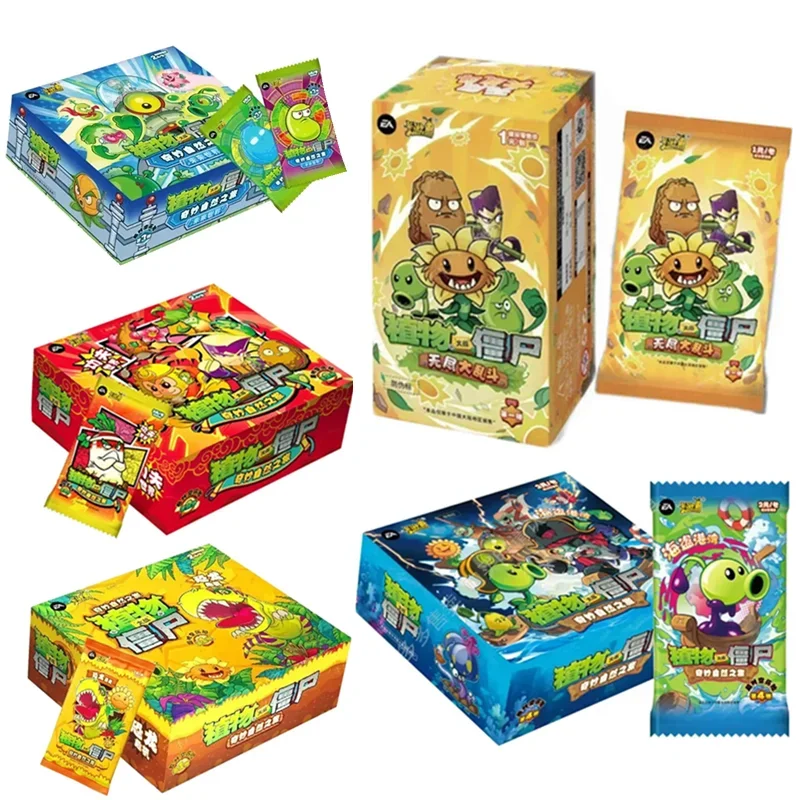 AgreYOU-Authentique carte de collection de plantes vs Zvised, jeu animé rare, jouets pour enfants, cadeau de vacances