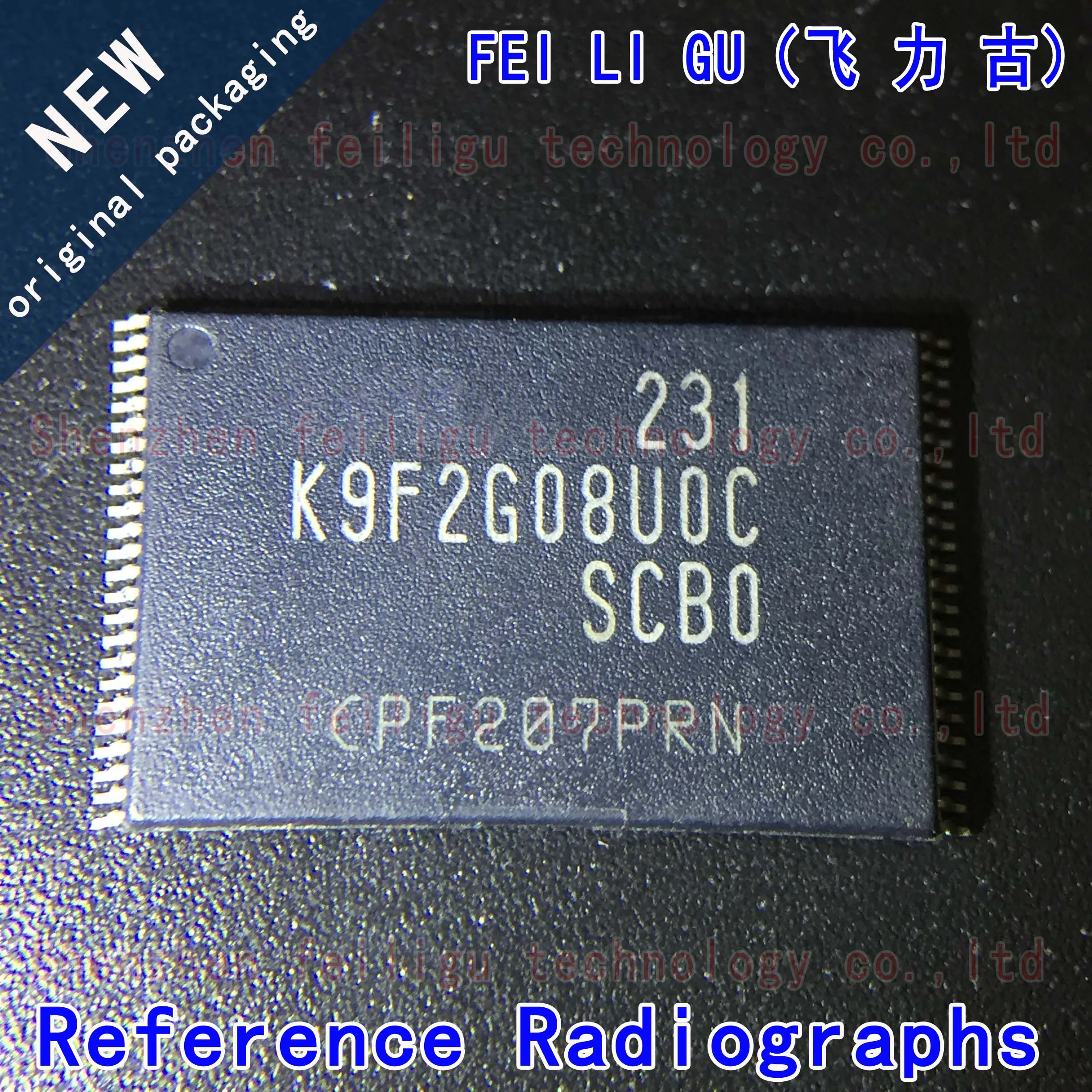 

1~30PCS 100% New original K9F2G08U0C-SCB0 K9F2G08U0C package:TSOP48 memory flash chip