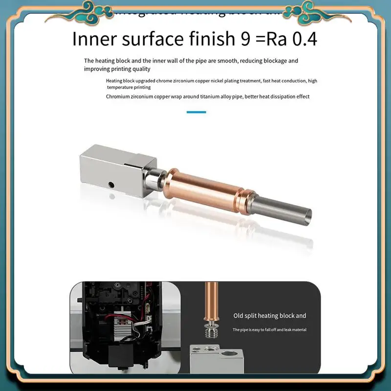 

(New)-Upgraded Hotend Kit For Anycubic Kobra 3 Bi Metal Heatbreak Hot End 24V 60W Thermistor Heating Tube