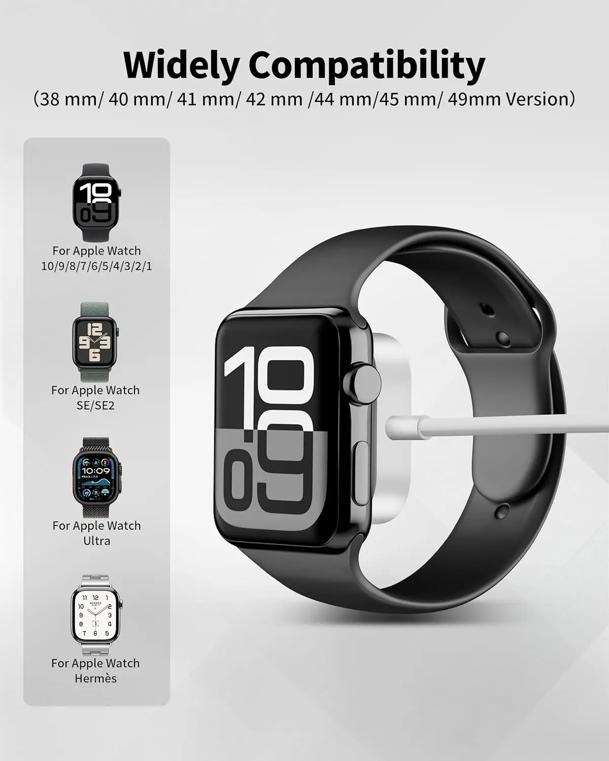 TIMESS 2 Stück Magnetisches USB A TYPE-C Uhrenladegerät für iPhone Watch Series Ultra 11 10 9 8 7 6 5 Ladekabel für IWatch 4 3 2 – Detail 7
