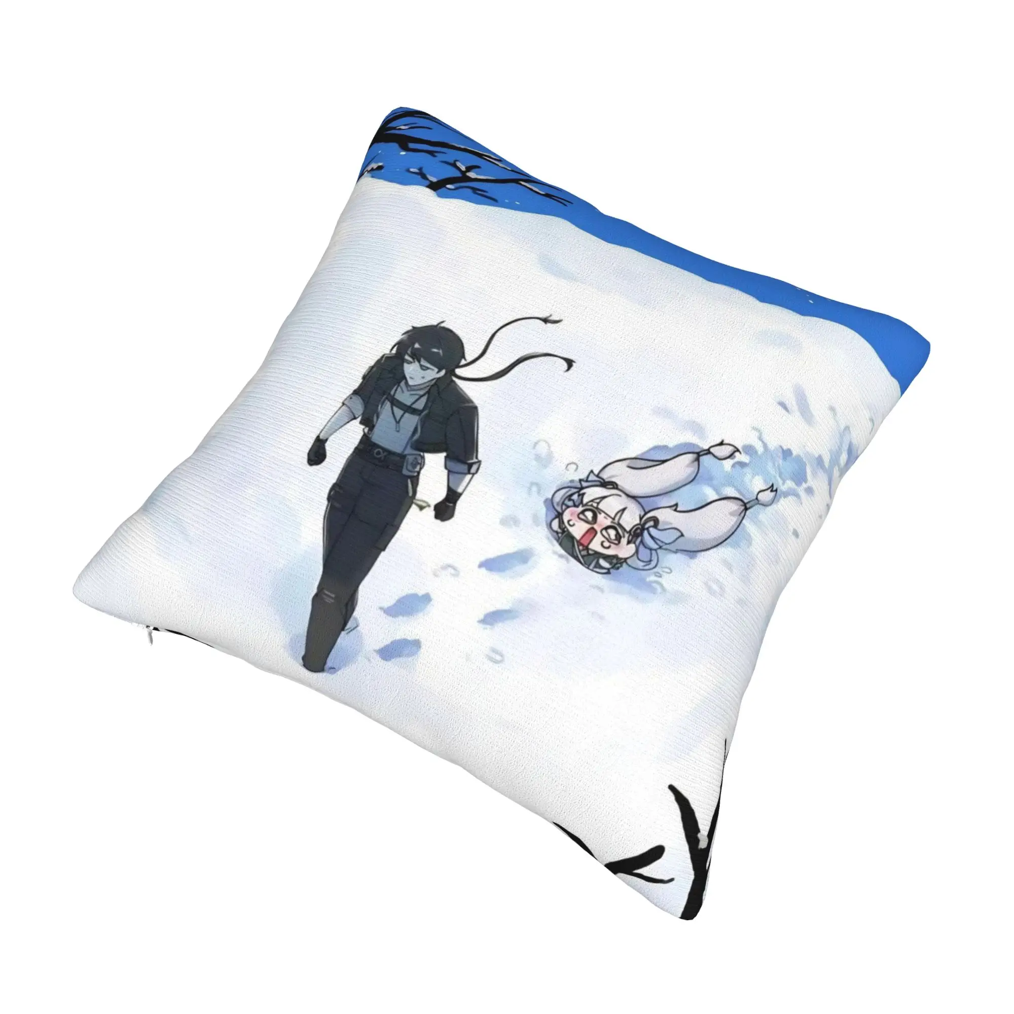 Trickcal C-Chibi Go Games Pillow Covers Merch Printing Cushion Cover Decoration  Throw Pillow Case Cover Seat Multi-Size