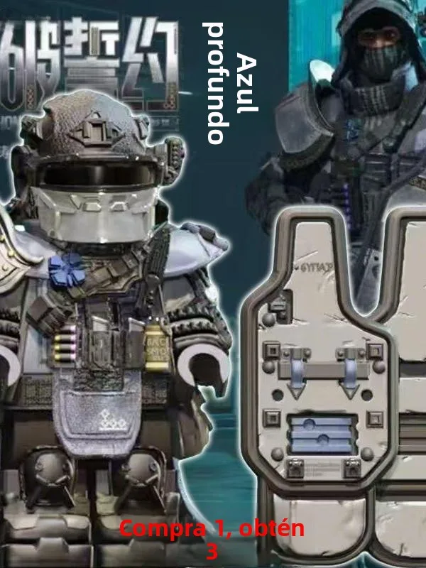 Juguete Compatible con Delta Action, Figuras de Bloques de Construcción Deep Blue Oath Breaker Red Skin, Rompecabezas de Made...