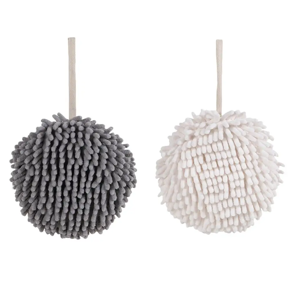 

2Pcs White Chenille H Towels Kitchen Cleaning Cloth Dishcloth Premium Material Absorbent Fast Water Suitable Cookware Glass