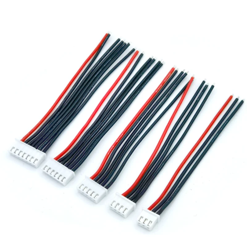 5/10Pcs JST XH Connector 1S 2S 3S 4S 5S 6S 7S LiPo Battery Balance Charger Plug Cable 10cm 15cm 20cm 22AWG Silicone Wire