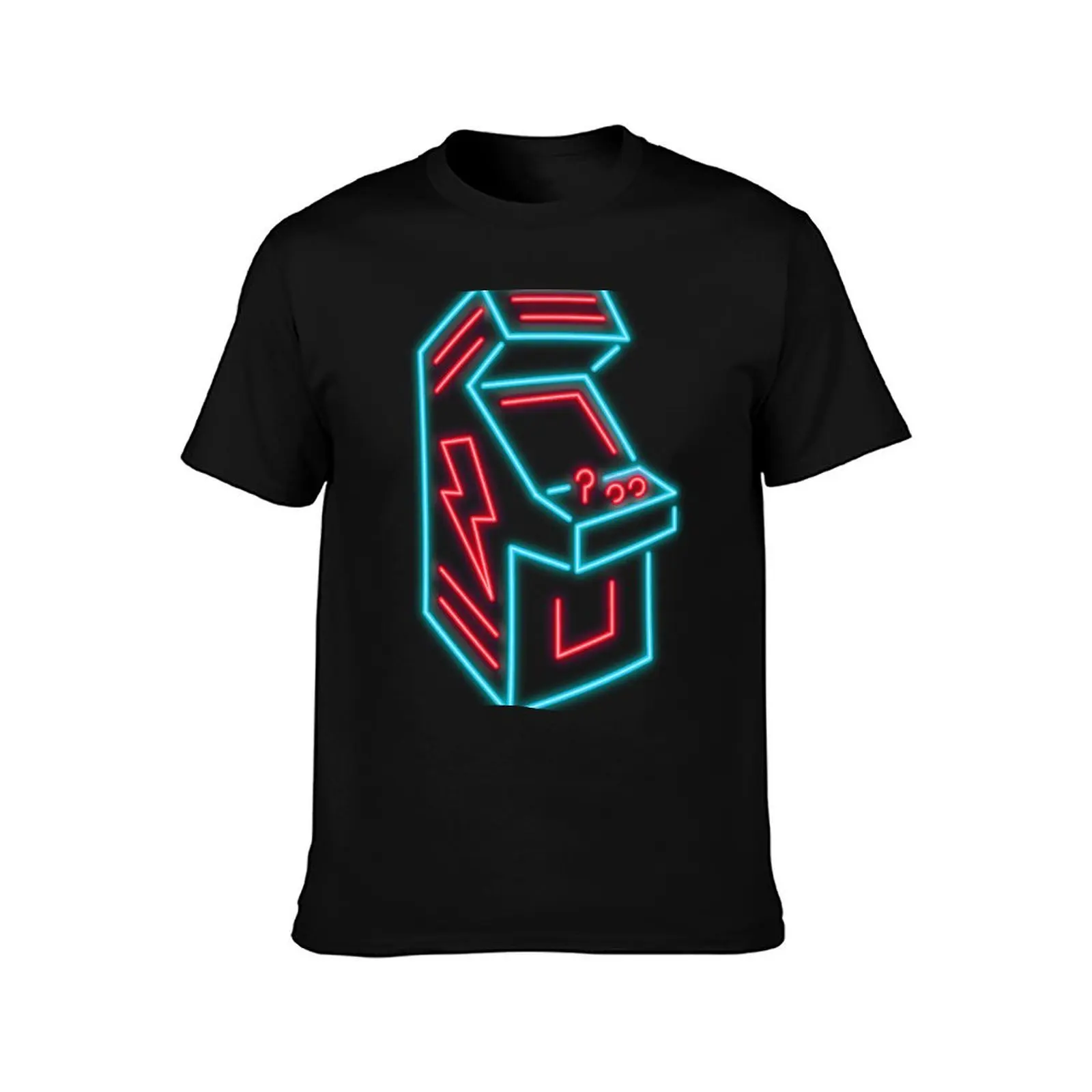 Neon Arcade T-Shirt Casual Loose Fit Short Sleeve T-Shirt