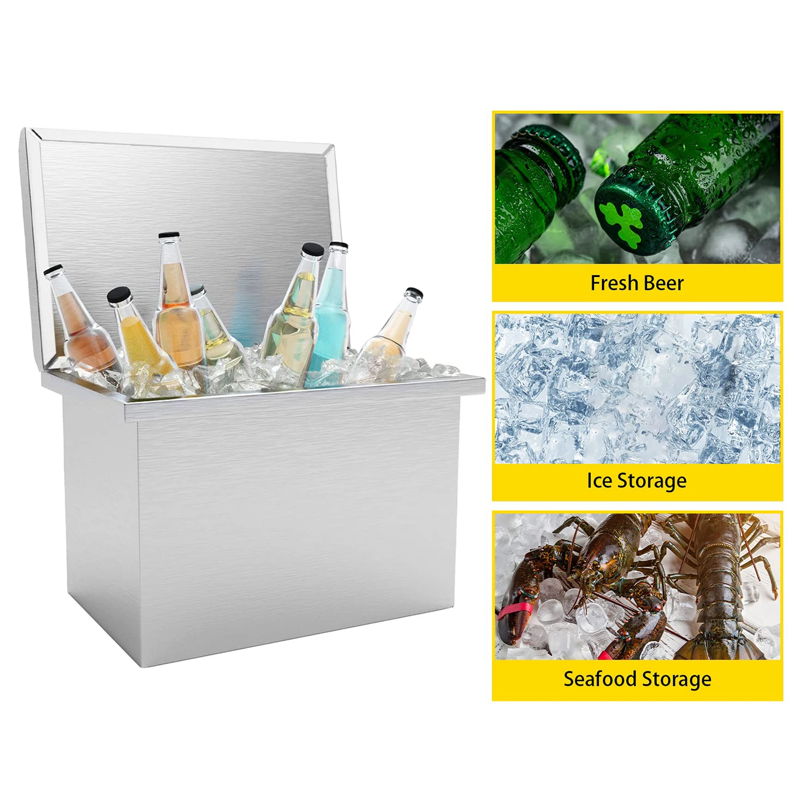 Custom Hot Sale China Manufacture High Quality Full Automatic Ice Storage Bin Bucket Ice Marker Machine For Bullet Cube Tube Ice