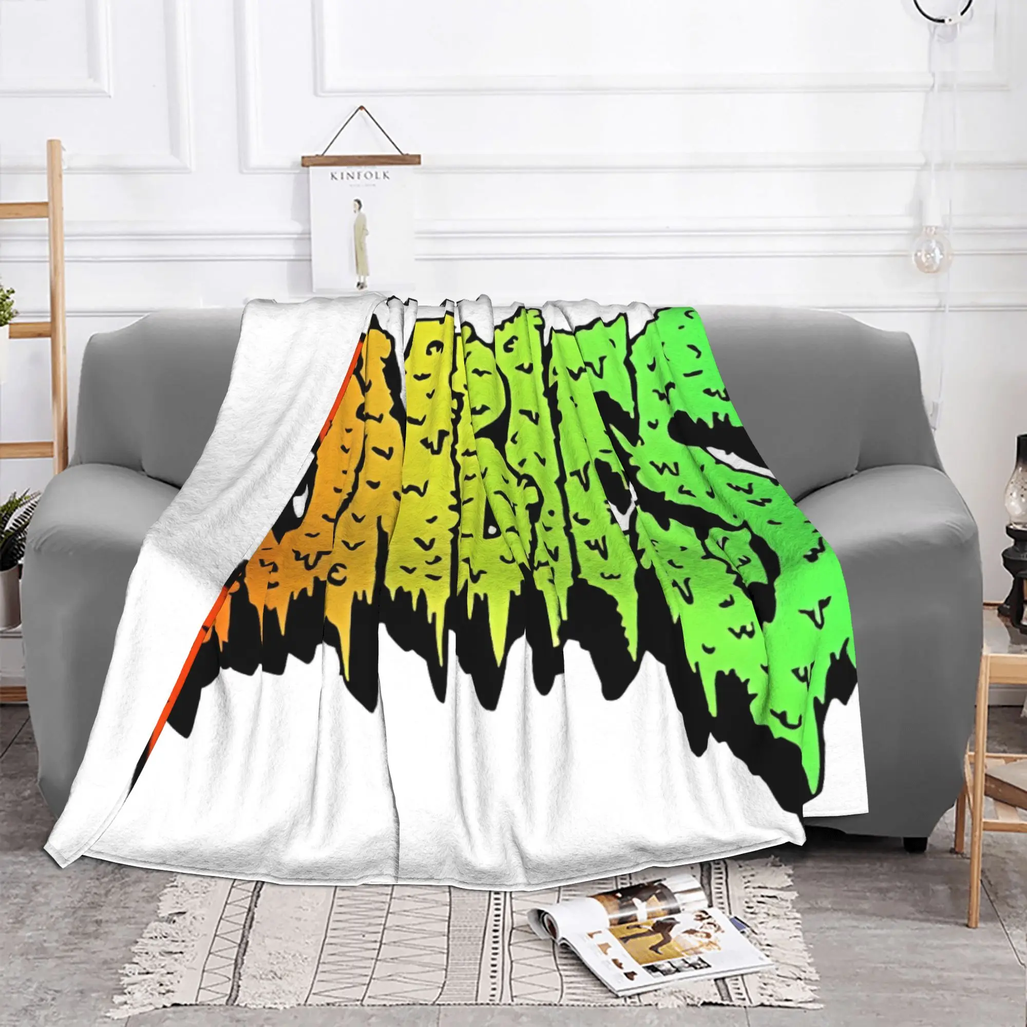 1PC Room Decor Zombies Attack Now Vector Edition Blanket Throw Blanket New the robzombie Novelty Warm Blanket All Season