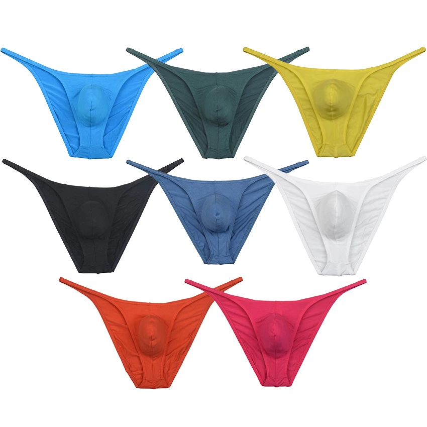 Men Mini Bikni Briefs Physique String Underwear Bulge Pouch Contest Posing Cheeky Panties