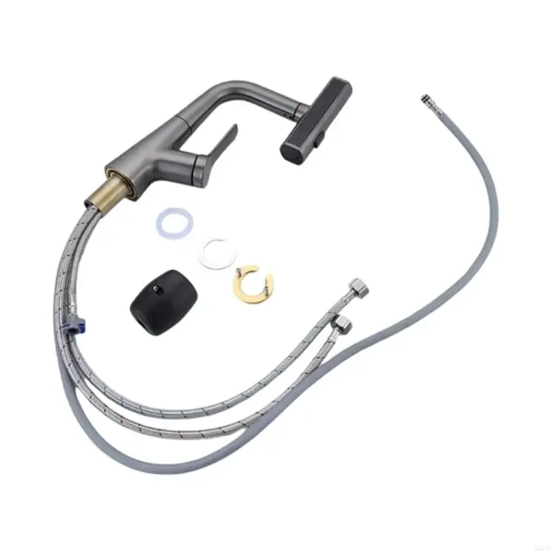 

Выдвижной кухонный смеситель с поворотом на 360 градусов и двумя распылителями. Экономия места. Обновление выдвижного смесителя