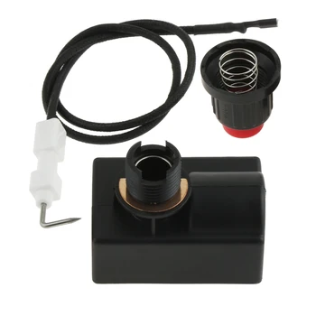 프로판 전자 펄스 가스 점화기 어셈블리, 400mm 전극 점화 케이블 와이어 포함, 야외 가스 파티오 히터용