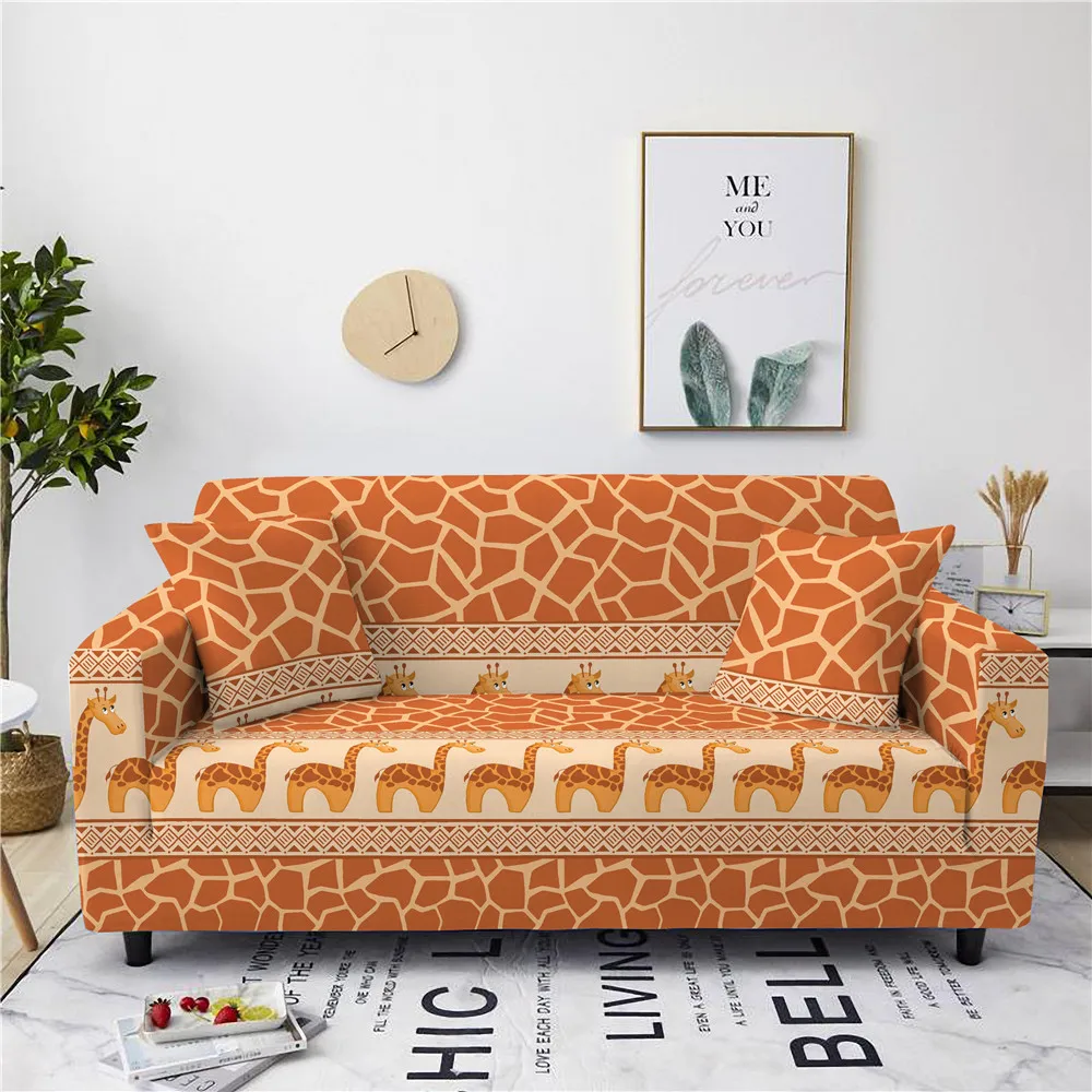 African Ethnic Sofa Cover Elastic Couch Cover Sofa Cover for Living Room Sectional Corner Sofa Bohemia 1/2/3/4-Seater Funda Sofa