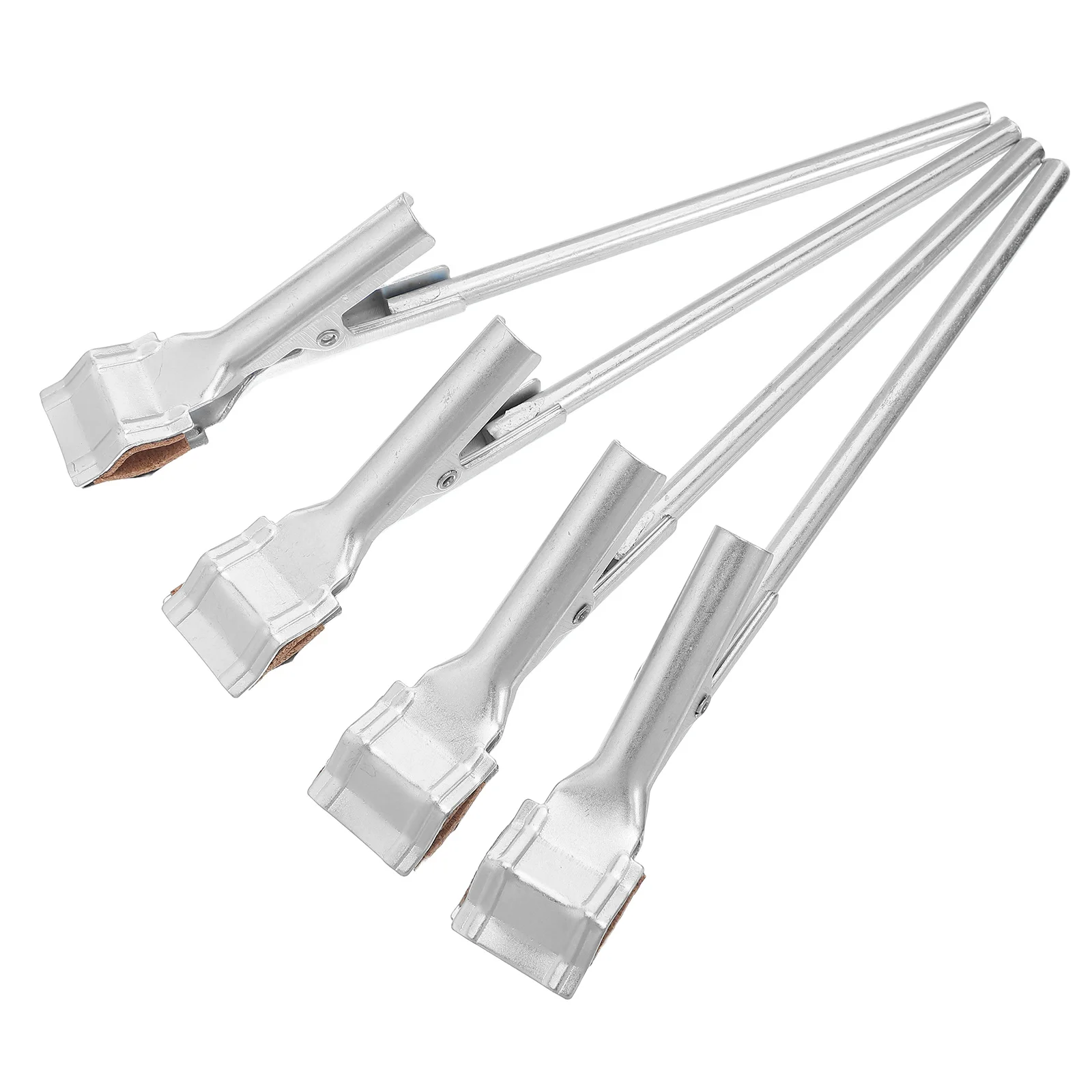 

4Pcs Laboratory Iron Clamp Test Tube Holder Flask Beaker Clip Heat Resistant Chemistry Lab Equipment Support Tube Holder