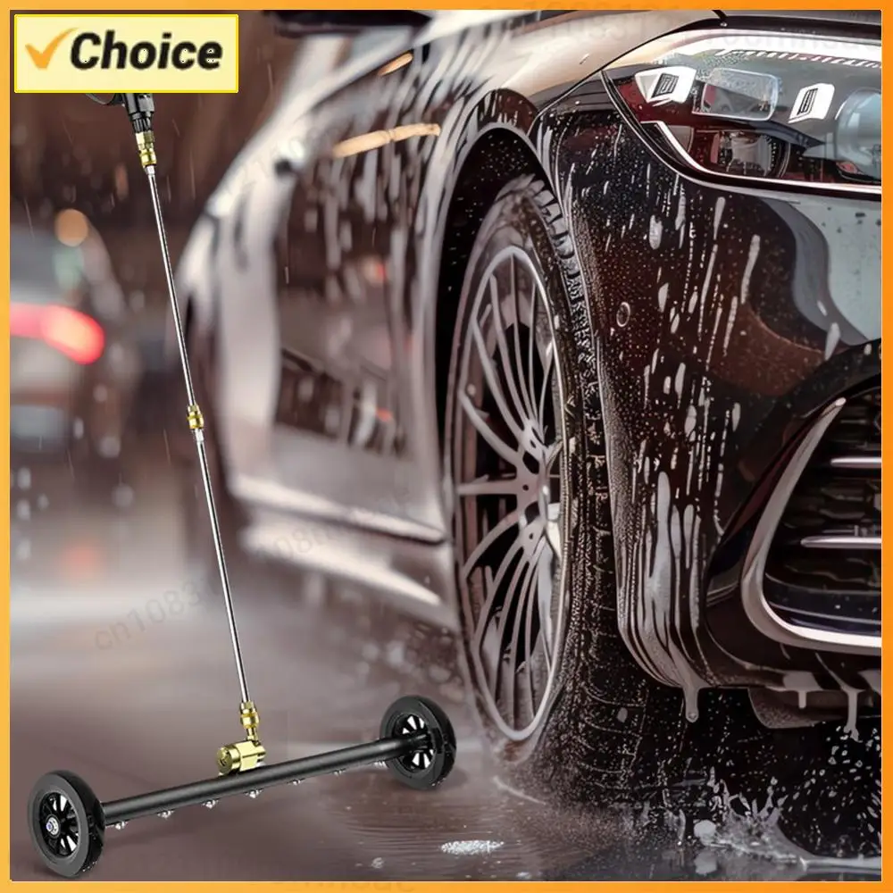 

22 Inch High-Pressure Water Broom 1/4 Quick Connector Car Washing Locomotive Bottom Water Broom Underbody Cleaning Water Broom