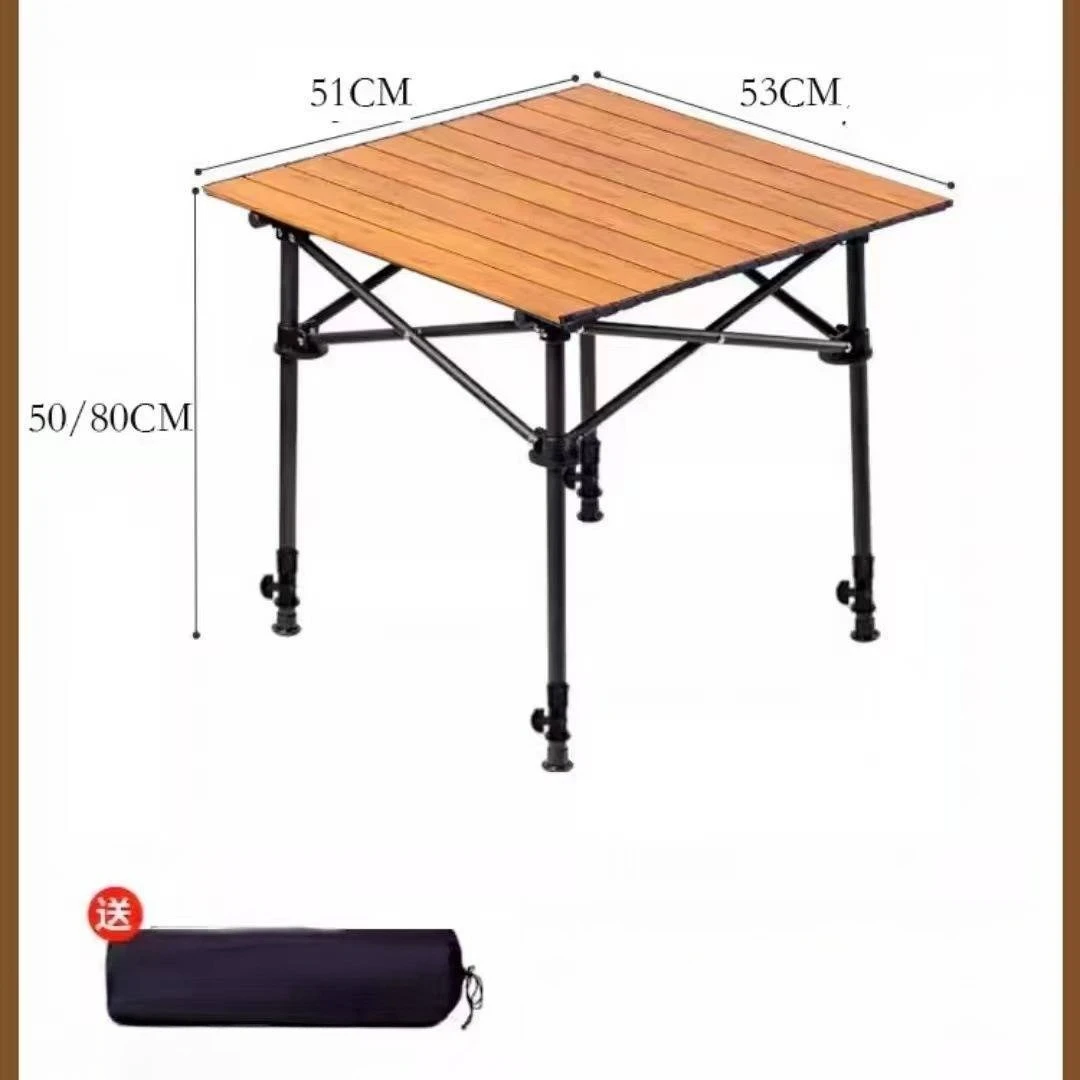 

Lifting folding Adjustable height Outdoor folding Spreading table Outdoor leisure furniture Egg roll table Camping