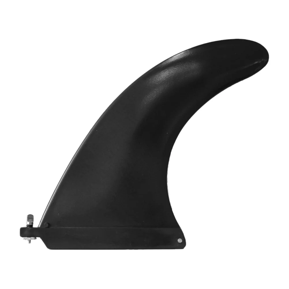 1Pc Inflatable Surfboard Tail Fin Marine SUP Large Fish Fin With Screw Removable Splitter Paddle Tail Rudder (Black)