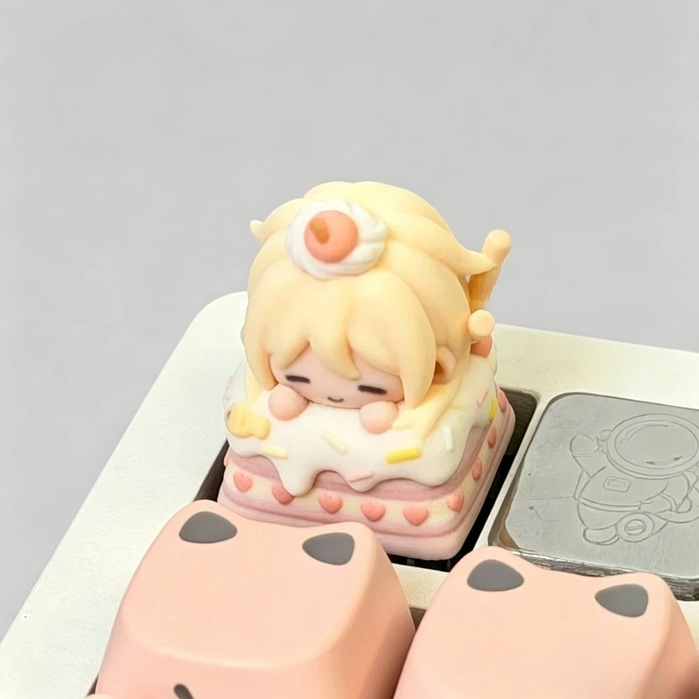 VALORANT Anime ESC Keycaps Custom Resin Point Keycap Cute Cartoon Keyboard Cap 3D Mechanical Keyboard Accessorie Artisan Key Cap