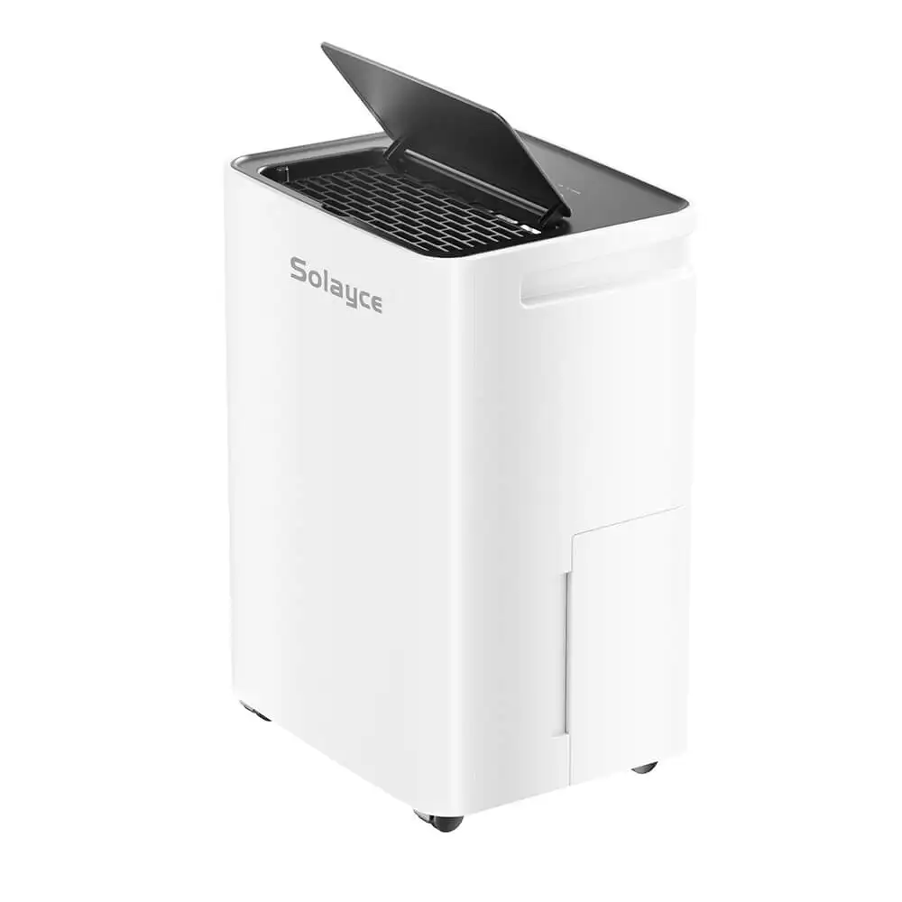 Deumidificatore EU STOCK Solayce PD12R-02EE con serbatoio dell'acqua da 3,2 litri, rumore piatto