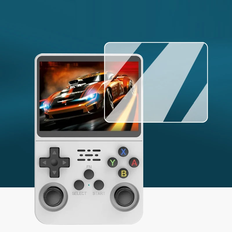 Hard กระจกนิรภัยป้องกันฟิล์มป้องกันหน้าจอสําหรับ R36 Max Retro คอนโซลเกมมือถือป้องกัน R36max อุปกรณ์เสริม