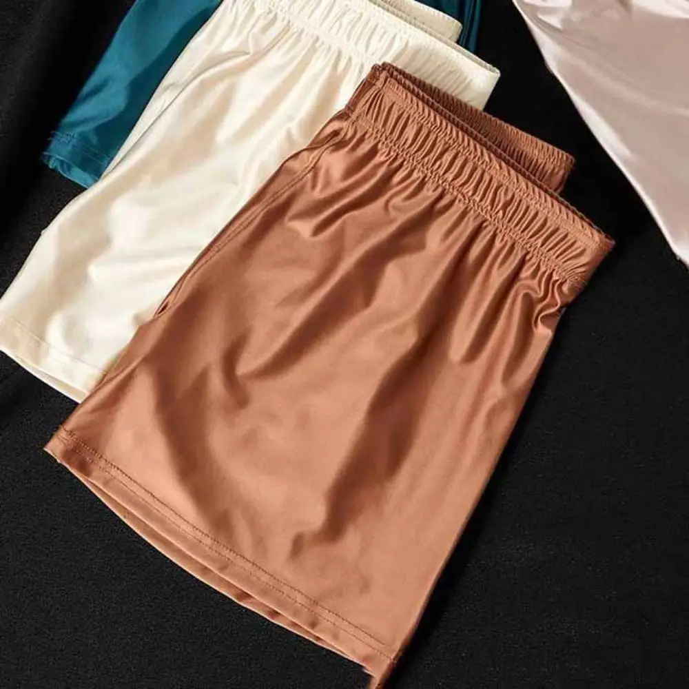 กางเกงบ็อกเซอร์ชายไซส์ใหญ่ ระบายอากาศได้ดี 3 ชิ้น แบบไร้ตะเข็บ เอวกลาง ยืดหยุ่น สำหรับผู้ชาย