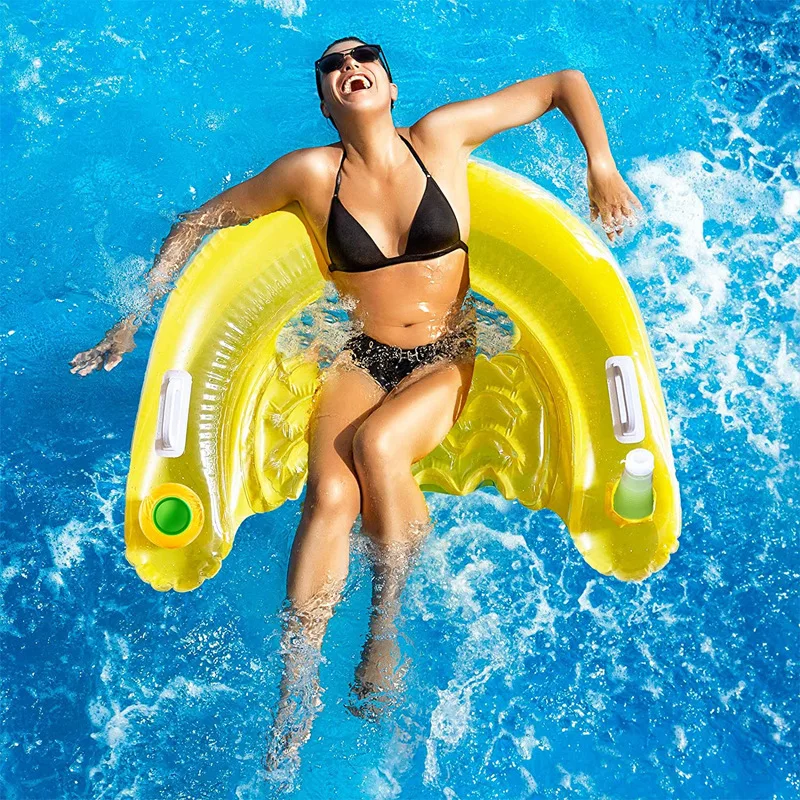 Adult Water Inflatable Floating Chair Sofa Floating Drainage Mount Play Water Inflatable Armrest Recliner Floating Board