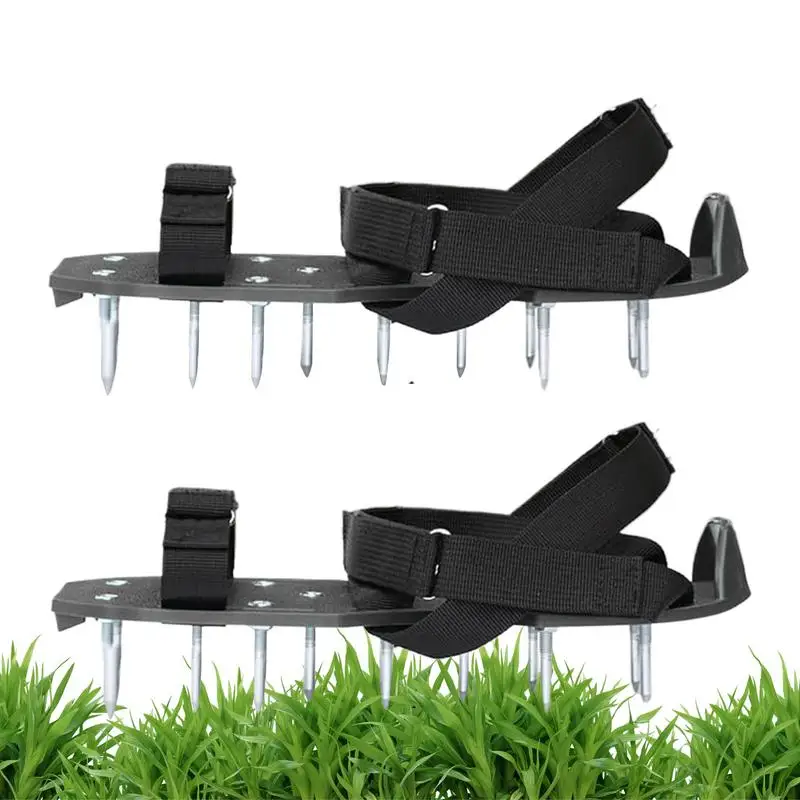 

Shoe Aerators For Lawns Soil Loosening Aerator Adjustable Spiked Aerating Shoes To Enhance Soil Aeration Performance For