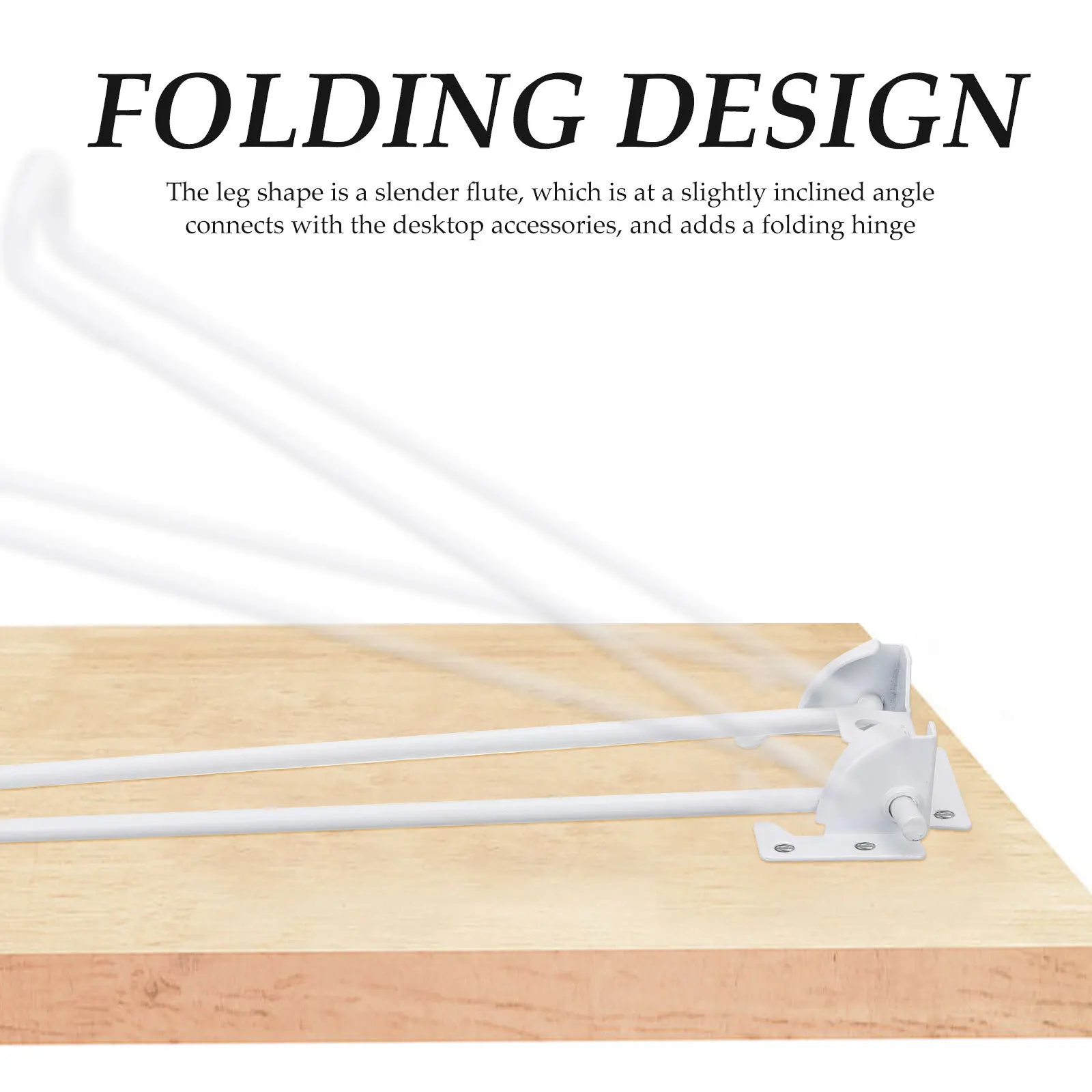 

4Pcs Hairpin Legs Metal Folding Table Legs for DIY Furniture Modern Style Decor Heavy Duty Stability Smooth Finish