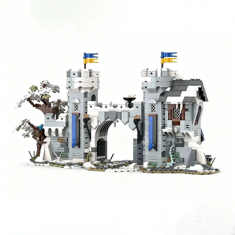 1318 個 MOC ブラックファルコン城門ファルコンズモデルビルディングブロック建築おもちゃ組み立てる創造的なアイデアクリスマスギフト子供