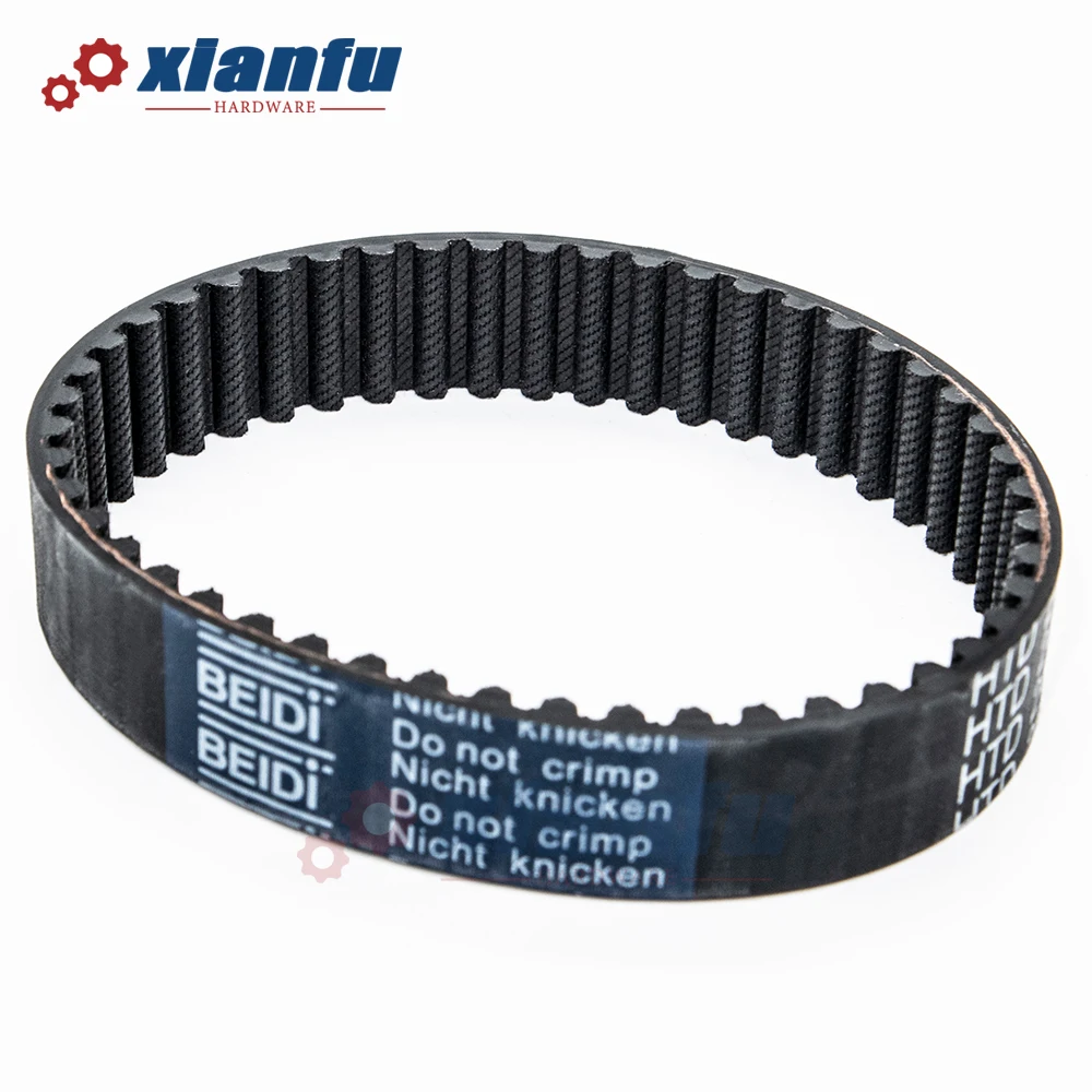 HTD5M Synchronous Belt Timing 5M Pitch 5mm Width 10/15/20/25/30mm Perimeter 230 235 240 245 250 255 260 265 270 275mm Rubber HTD