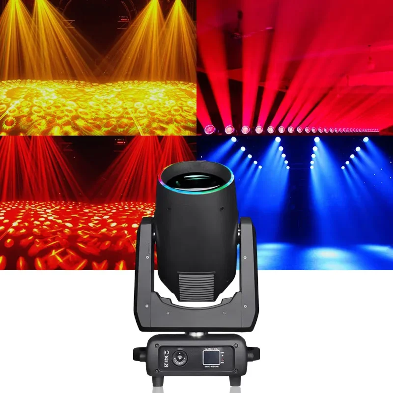 New 380w beam of light shaking head rotating pattern spotlights, bar wedding performance stage lighting equipment
