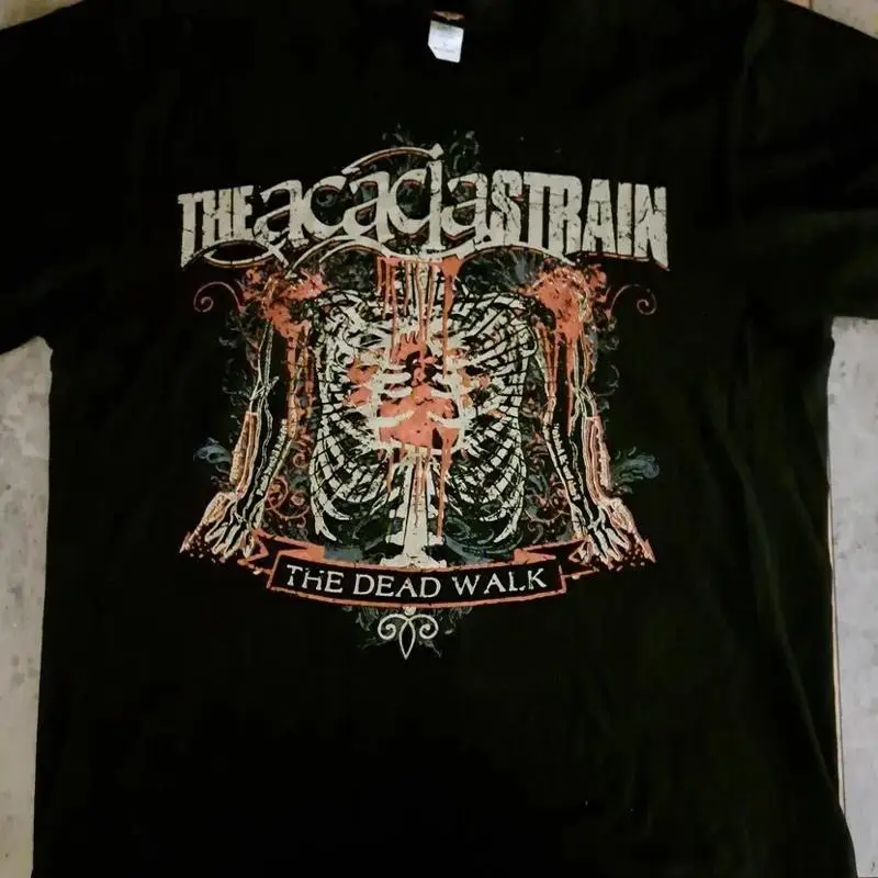 The Acacia Strain The Dead Walk Skeletal Graphic T-Shirt