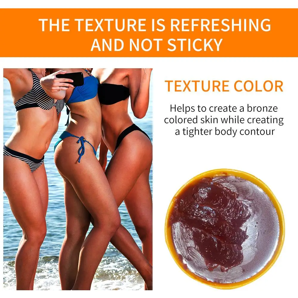 1/2/3pcs 200G Carrot Gel for face and body, moisturizing, quick drying, quick tanning, long-lasting bronze Skin Care