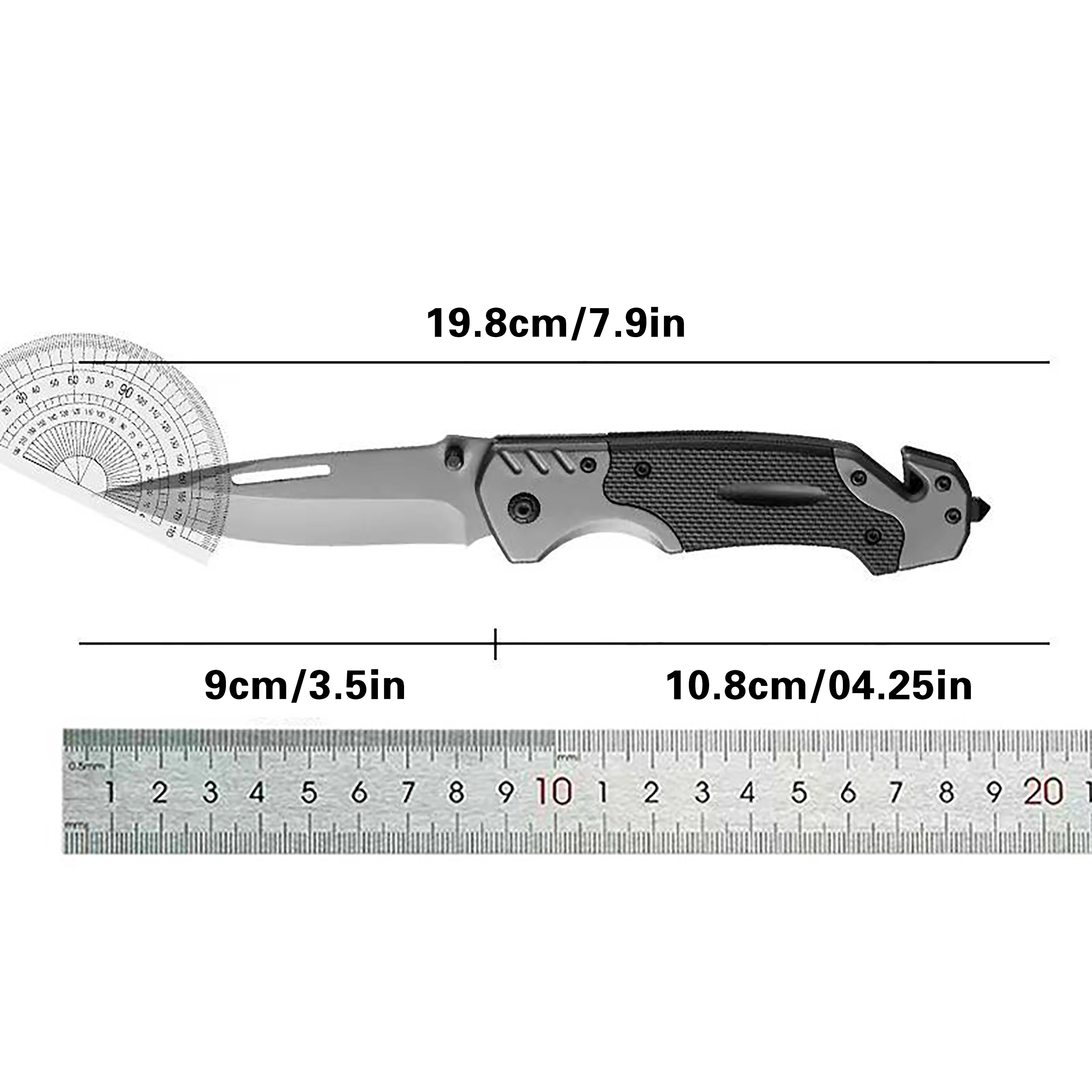 Coltello da sopravvivenza tattico in acciaio inossidabile Coltello pieghevole da campeggio esterno Coltello tascabile EDC multifunzionale Comodo coltello da pesca