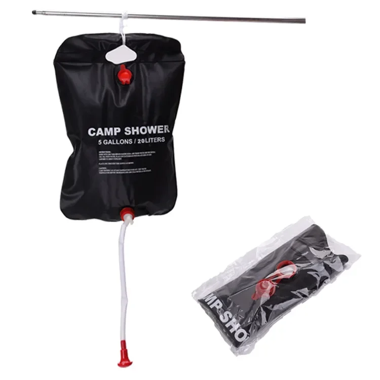 

40L Water Bag Outdoor Camping Shower Bag Too Solar Heated Portable Folding Mountain Shower Gear