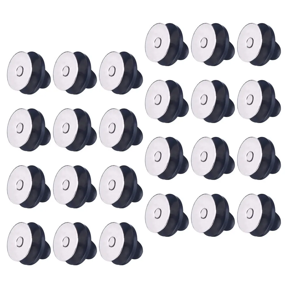 100Sets Rubber Lapel Pin Backs Clutch Back Replacement Flat Round Needles for Tie Tacks Badges DIY Craft Supplies Convenient