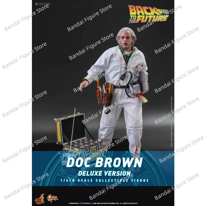HOTTOYS HT MMS610 الإصدار الفاخر 1/6 وثيقة قابلة للجمع. شخصية براون أكشن العودة إلى فيلم المستقبل دقيق مقاس 12 بوصة جندي رجل