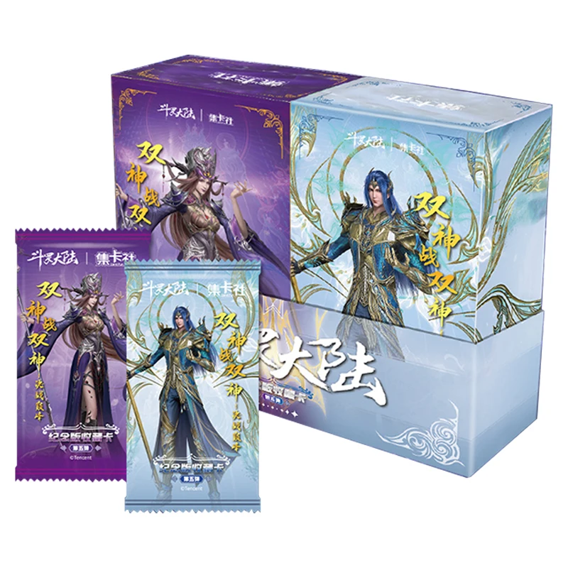 Doula Continent Commemorative Edition Collection Card quarto proiettile Double God Battle Road Anime Character UR Collection Card