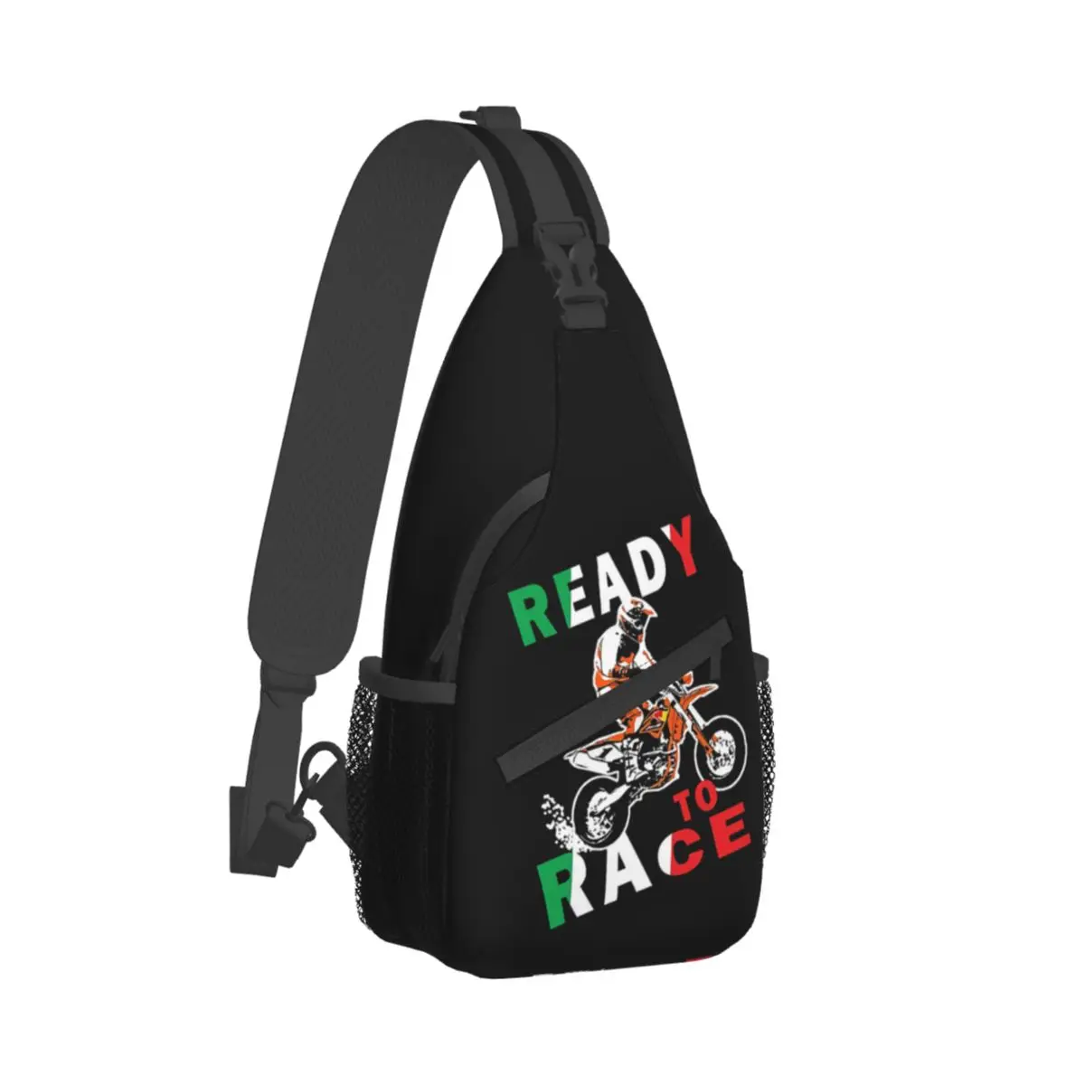 

France Crossbody Chest Bags Race Enduro Cross Motocross Bitumen Bike Pockets Travel Pack Messenger Sports Teens Shoulder Bag