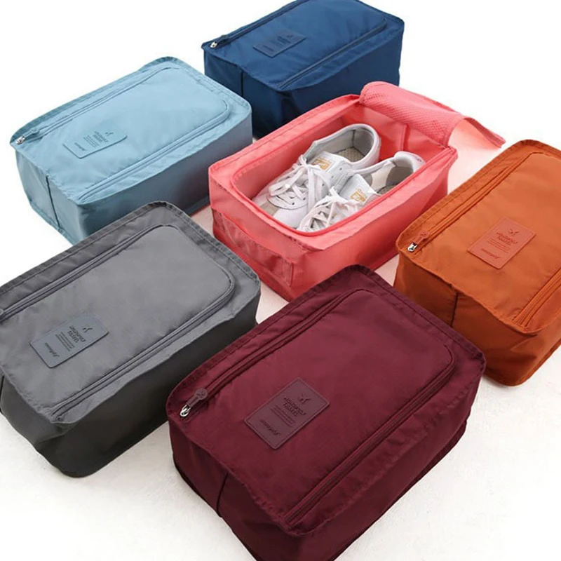 Portable Shoe Bags Travel Holds Multifunction Waterproof Folding Storage High Capacity Shoe Pouch Organizer