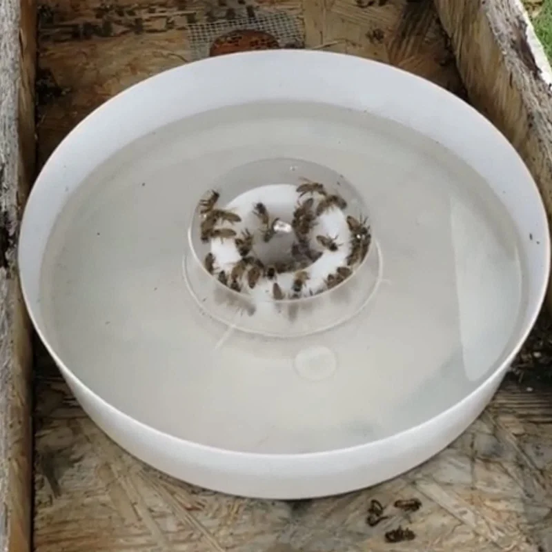 Rapid Bee Feeder Drinking Water Round Top Beehive Entrance Drinking Bowl Bee Feeders Watering Bee Drinker Tool Beekeeping Tools