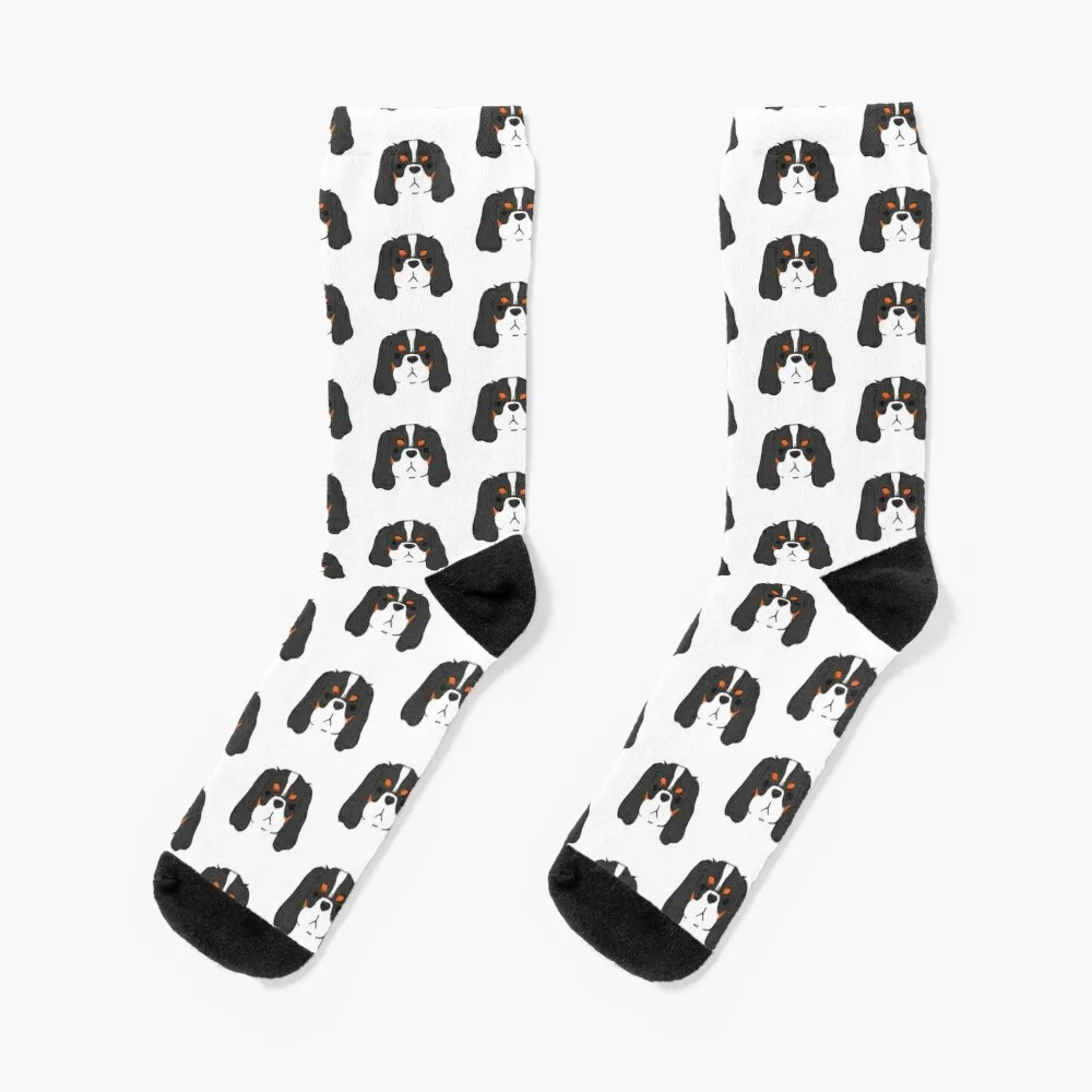 Cavalier King Charles Spaniel - Tri-color Socks basketball gym New year's Socks For Women Men's