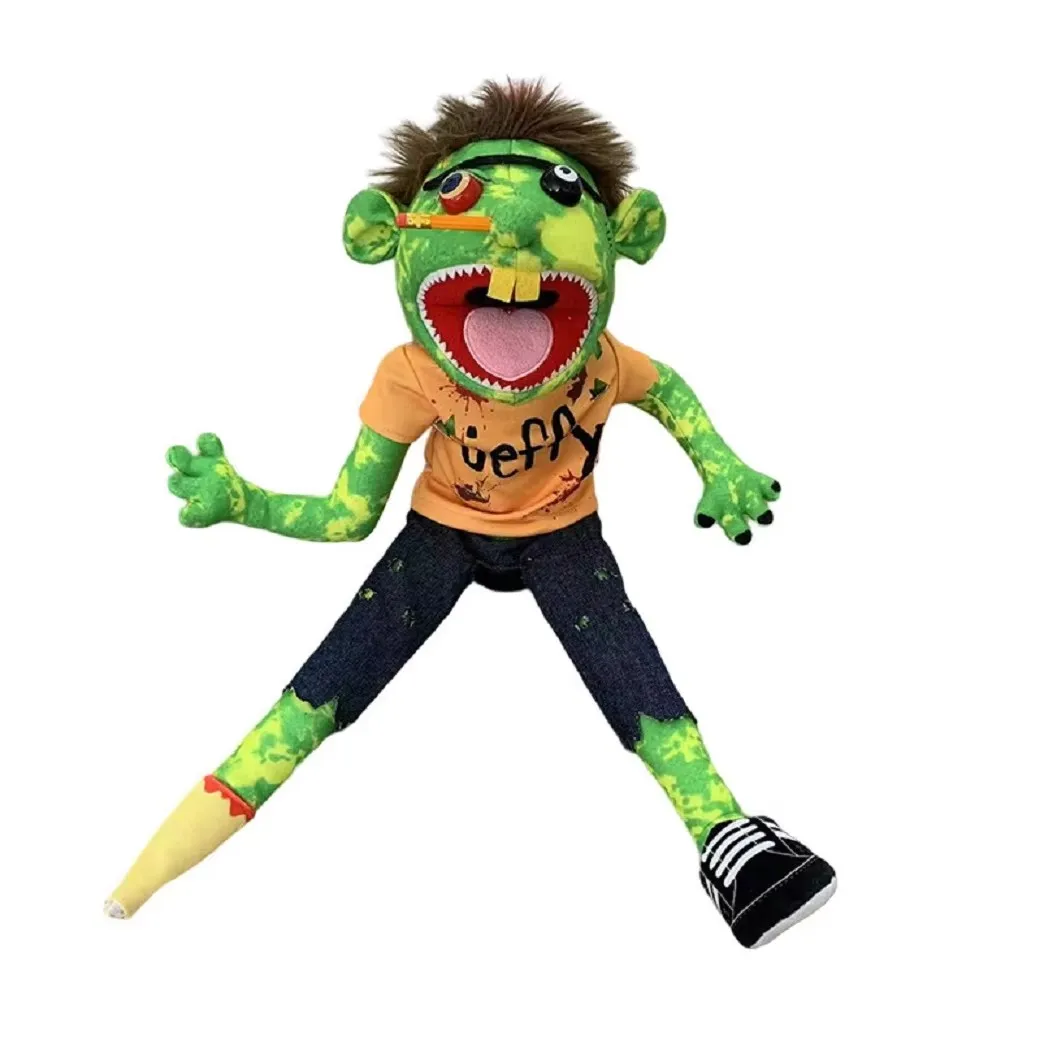 60 cm Jeffy Puppet Doll Jeffy Handpuppe Sml Jeffy Puppet Family Real Jeffy Zombie Boy Handpuppe Stofftier Plüsch Feebee Puppet