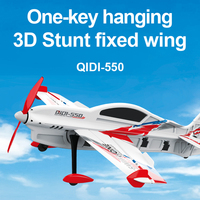 QIDI550 RC Plane 2.4G Remote Control Aircraft Brushless Motor 3D Stunt Glider EPP Foam Flight Airplane Toy for Children Adults