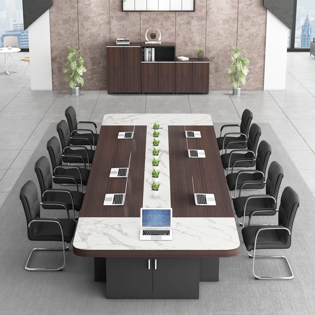 Boardroom Meeting Table Bureau Travail Mesa De Reuniones Office Furniture Modern Conference Tables And Chairs Executive Desk Set