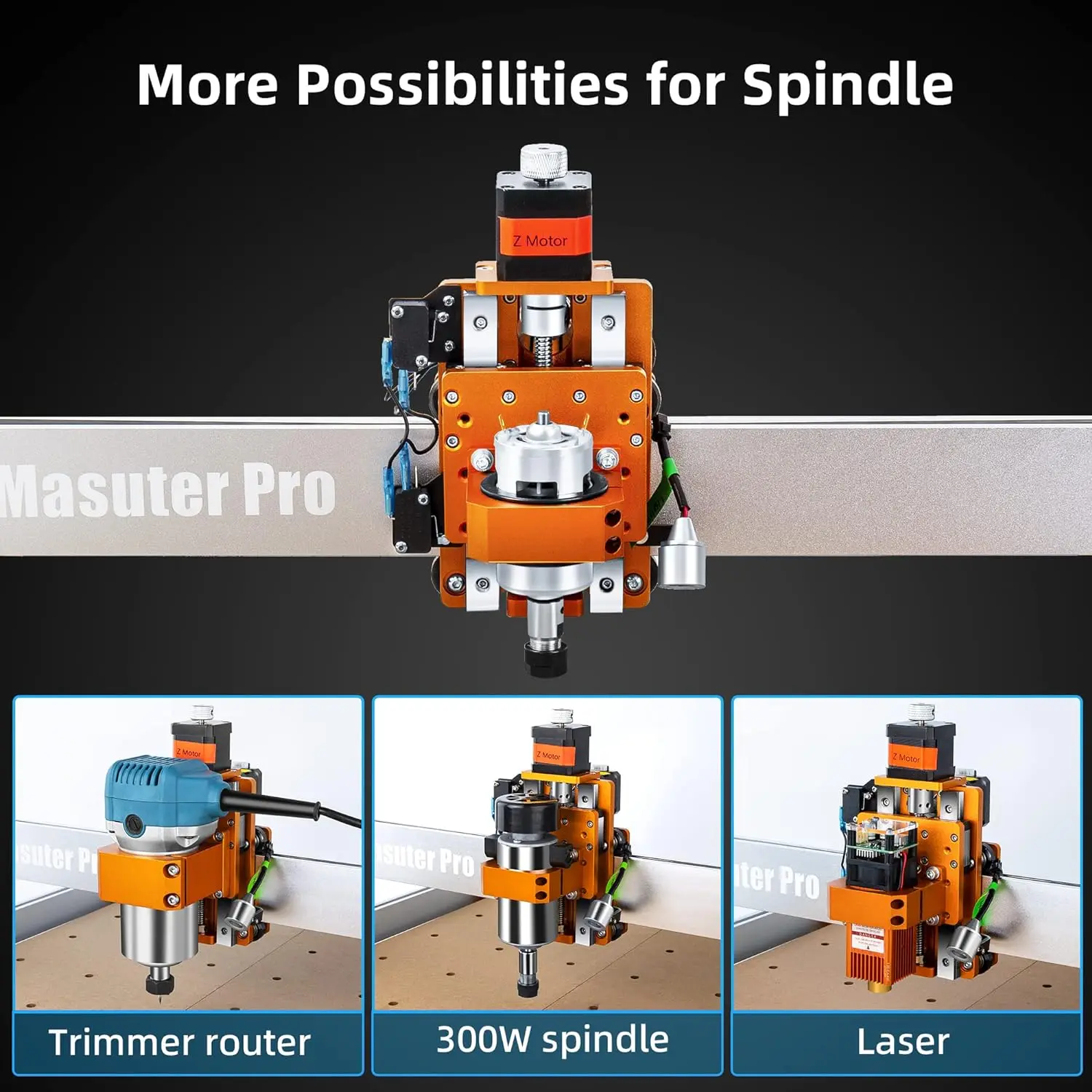 Foxalien Masuter Pro Cnc Router Machine, Verbeterde 3-assige Gravure Volledig Metalen Freesmachine Voor Hout Acryl